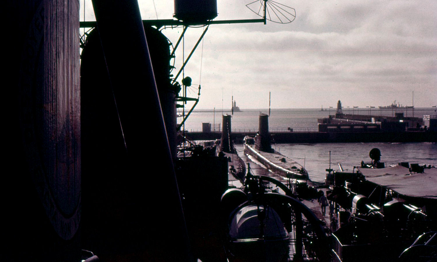 Subs and Destroyers tied up at Navy Pier - Chicago