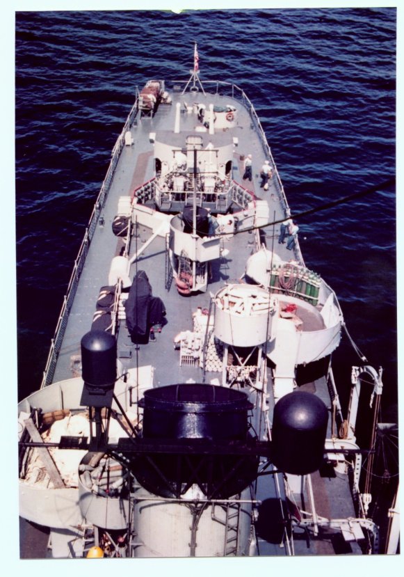 USS Haynsworth Aft