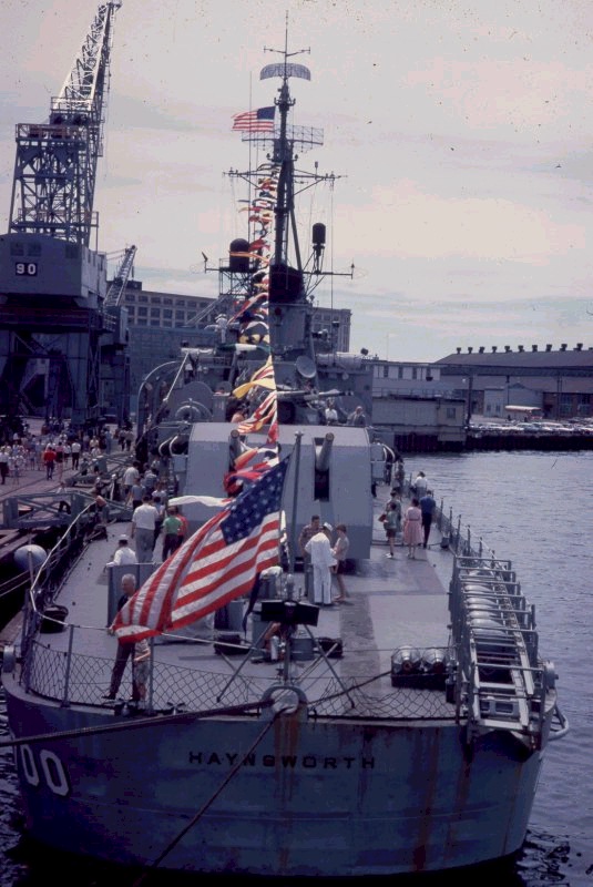 Boston Naval Shipyard July 4 1962